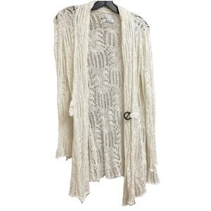 White cardigan from Bibelot